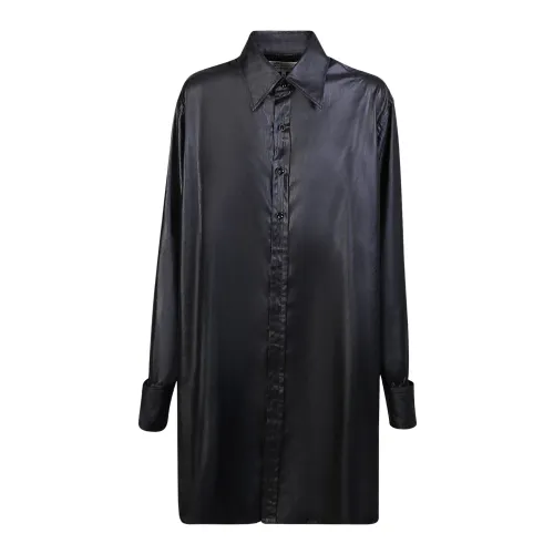 Maison Margiela , Sophisticated Oversize Fit Shirt ,Black female, Sizes: