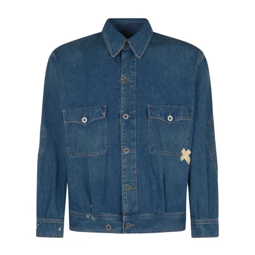 Maison Margiela , Sports Jackets Collection ,Blue male, Sizes: