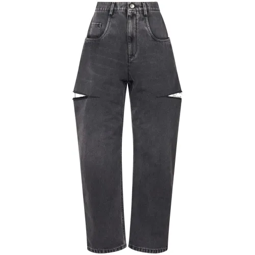 Maison Margiela , Straight Jeans ,Black female, Sizes: