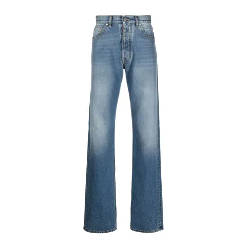 Maison Margiela , Straight Leg Denim Jeans ,Blue male, Sizes: