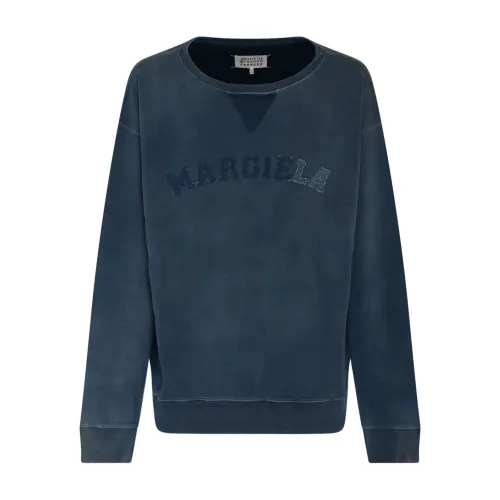 Maison Margiela , Sweaters Collection by Maison Margiela ,Blue male, Sizes: