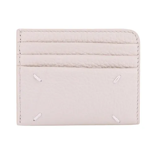 Maison Margiela , White Leather Card Holder for Women ,White female, Sizes: ONE SIZE