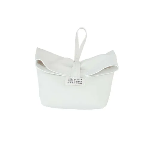 Maison Margiela , White Leather Clutch Bag ,White female, Sizes: ONE SIZE