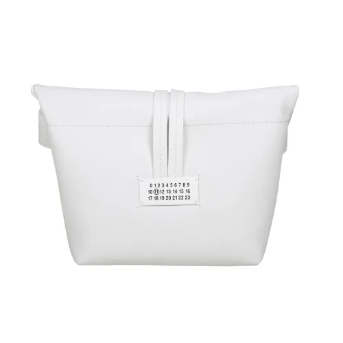 Maison Margiela , White Leather Clutch Handbag ,White female, Sizes: ONE SIZE