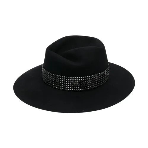 Maison Michel , Maison Michel Hats Black ,Black female, Sizes:
