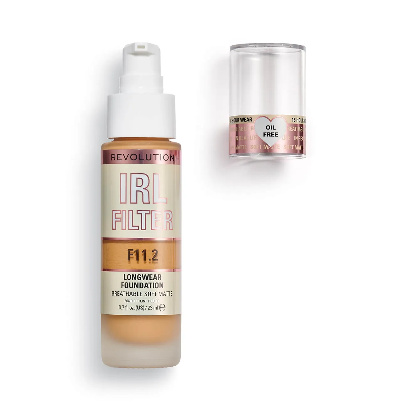 Makeup Revolution IRL Filter Longwear Foundation 23ml (Various Shades) - F11.2