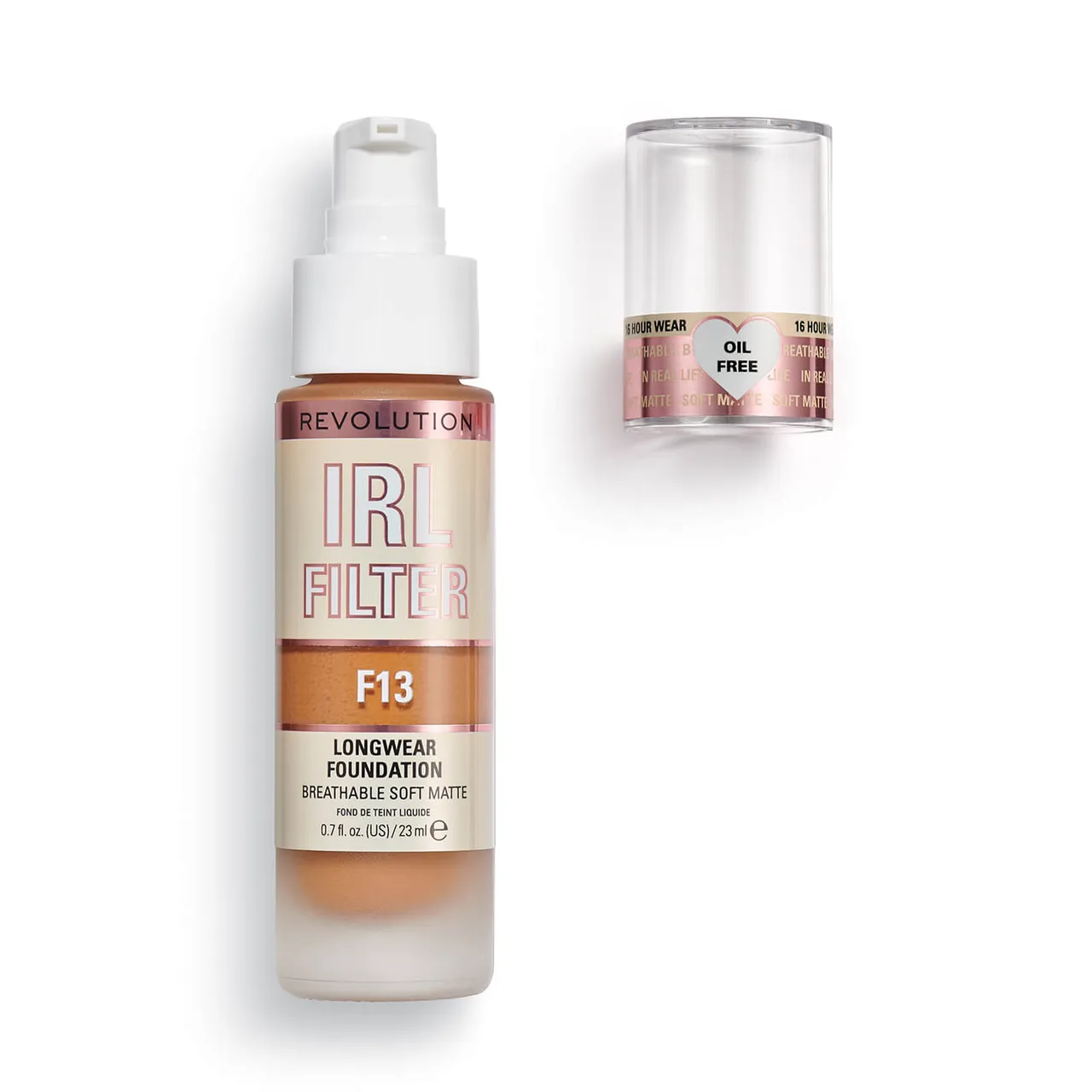Makeup Revolution IRL Filter Longwear Foundation 23ml (Various Shades) - F13