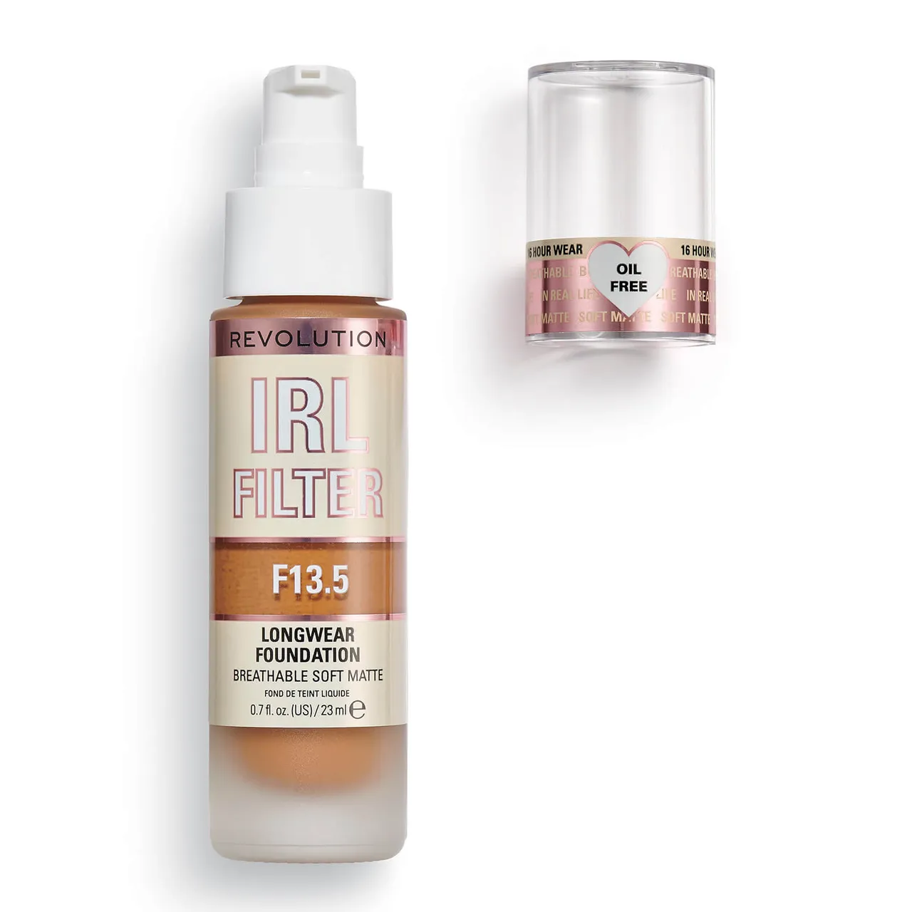 Makeup Revolution IRL Filter Longwear Foundation 23ml (Various Shades) - F13.5