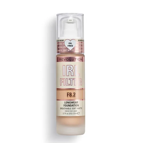Makeup Revolution IRL Filter Longwear Foundation 23ml (Various Shades) - F8.2