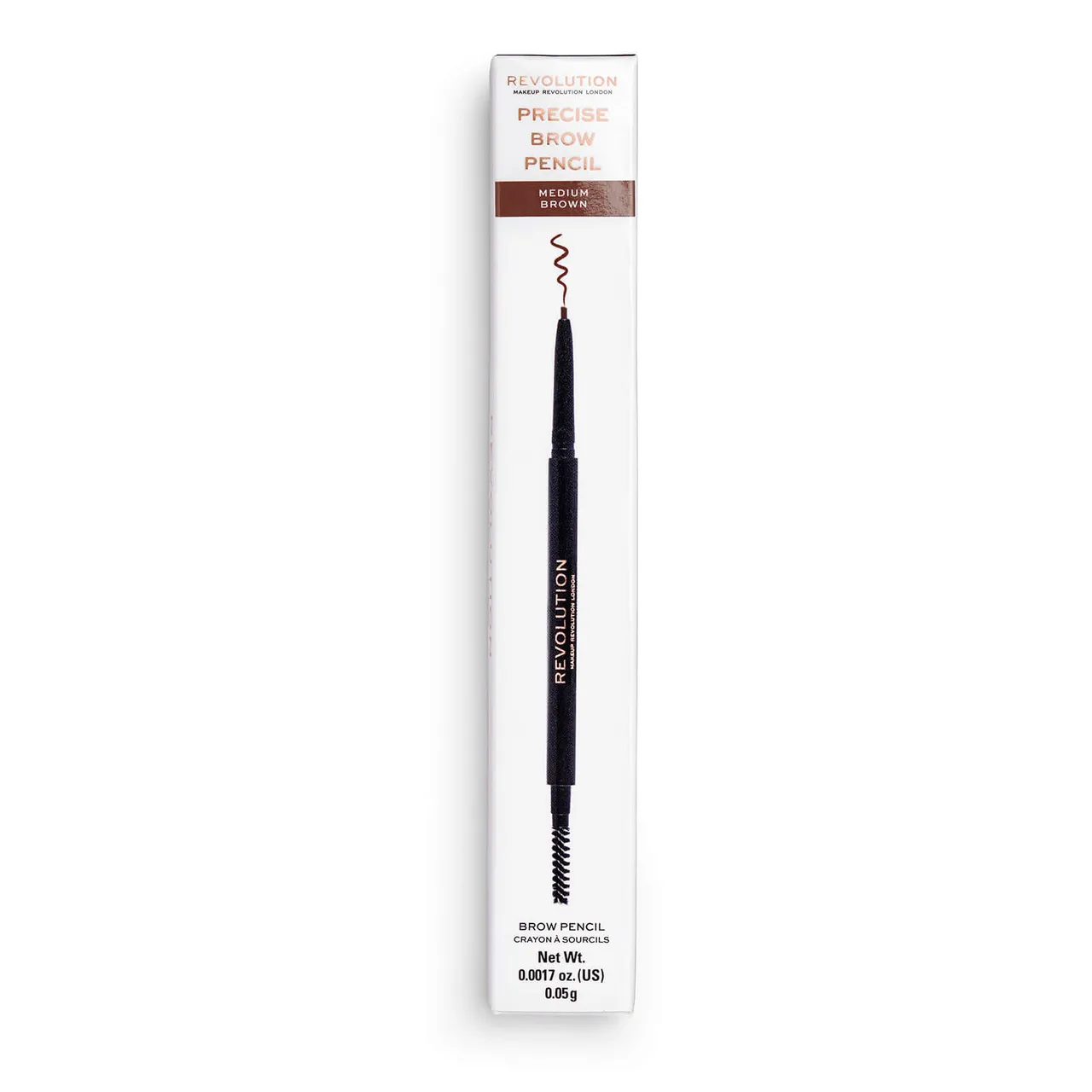 Makeup Revolution Precise Brow Pencil 0.05g (Various Shades) - Medium Brown