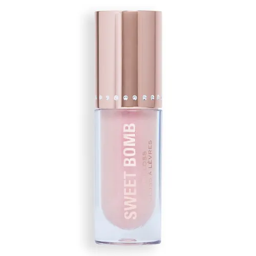 Makeup Revolution Sweet Bomb Lip Gloss 4.5ml (Various Shades) - Vanilla Ice White Holo