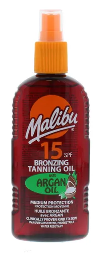 Malibu Sun SPF 15 Bronzing Tanning Argan Oil Spray with