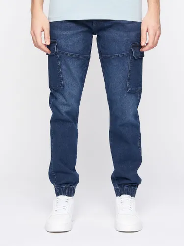 Malimore Cargo Cuff Jeans Dark Wash - W32 L32