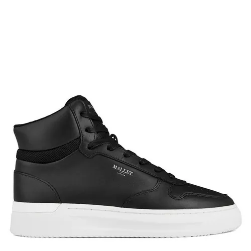 MALLET Hoxton Mid Top Trainers - Black