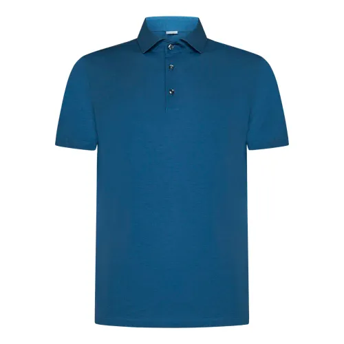 Malo , Blue Short-Sleeved T-Shirt ,Blue male, Sizes: