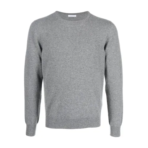 Malo , Lightgray Knitwear for Men ,Gray male, Sizes: