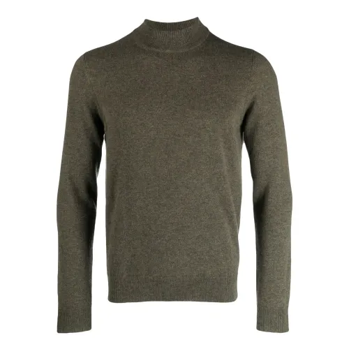 Malo , Olive Green Cashmere Jumper ,Green male, Sizes: