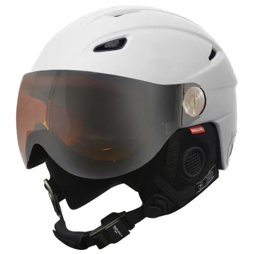 Manbi Adults Park Visor Pro Snowsport Helmet: White: 55-56cm S Size: 5