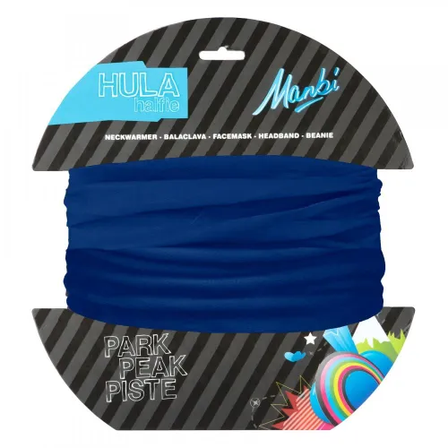 Manbi Hula Halfie Plain Neckwarmer: Blue Colour: Blue