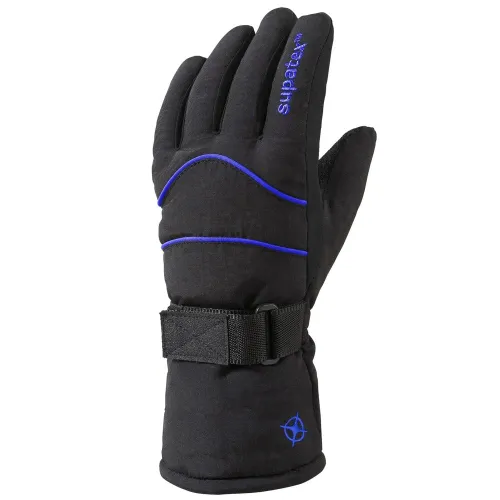 Manbi Kids Rocket Glove: Black/Blue: 11-12 Years Size: 11-12 Years, Co