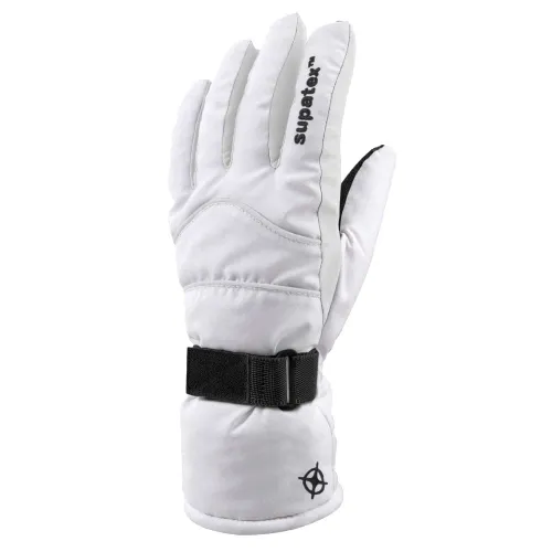 Manbi Kids Rocket Glove: White/Black: 9-10 Years Size: 9-10 Years, Col