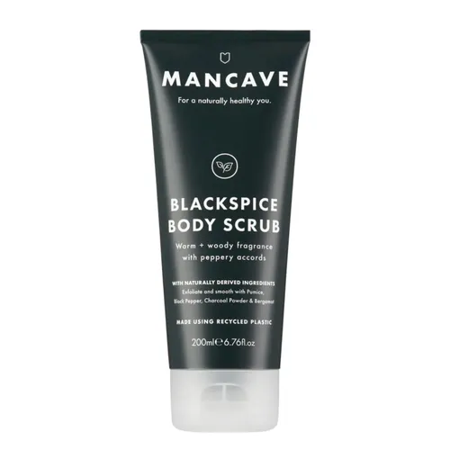 ManCave Blackspice Body Scrub 200ml for Men