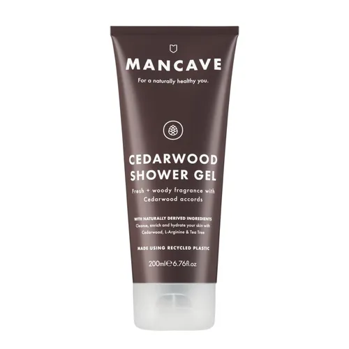 ManCave Cedarwood Shower Gel 200ml for Men
