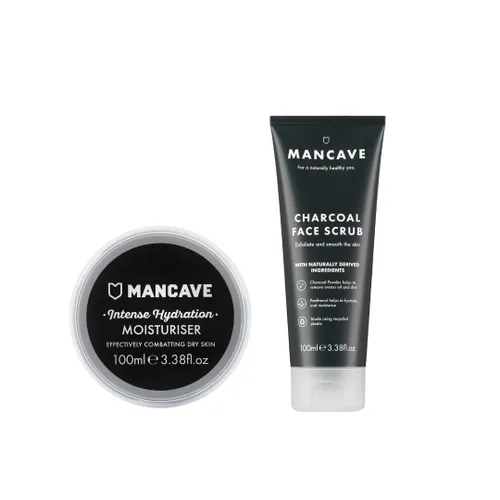 ManCave Premium Skincare - Intense Moisturizer and Charcoal