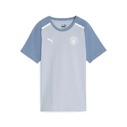 Manchester City FC Official Casuals Tee Unisex Puma T-Shirt