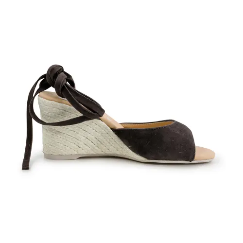 Manebí , Flat Espadrilles Shoes ,Brown female, Sizes: