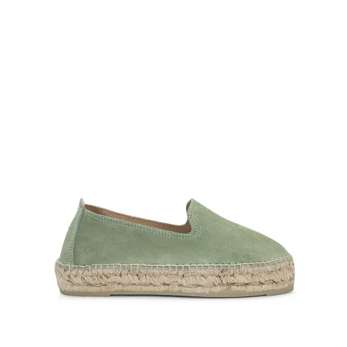 Manebí , Green Espadrilles Double Sole Hamptons Style ,Green female, Sizes: