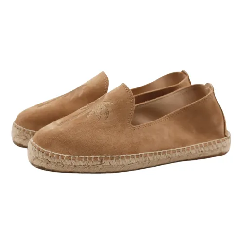 Manebí , Washed Beige Espadrilles with Embroidered Motif ,Beige male, Sizes: