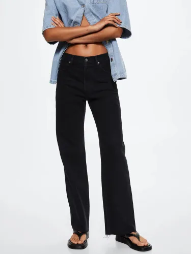 Mango Nora Bootcut Jeans - Black - Female