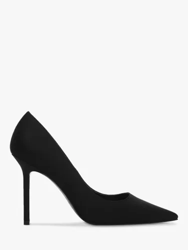 Mango Regina Pointed Toe High Heel Court Shoes, Black - Black - Female