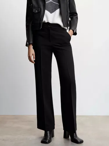 Mango Simon Tailored Trousers - Black - Female