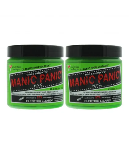 Manic Panic Unisex High Voltage Semi Permanent Hair Color Cream Electric Lizard X 2 - One Size