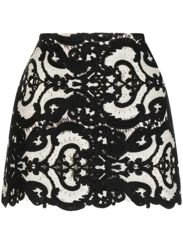 MANNING CARTELL Material Girls lace mini skirt - Black