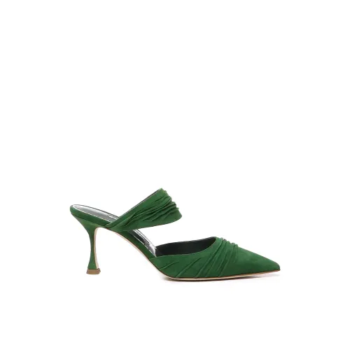 Manolo Blahnik , Manolo Blahnik Sandals Green ,Green female, Sizes: