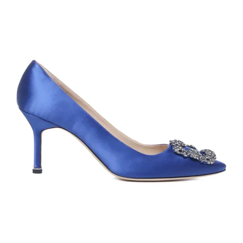 Manolo Blahnik , Manolo Blahnik With Heel ,Blue female, Sizes: