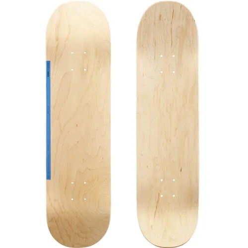 Maple Skateboard Deck Dk100 8.25" - Wood/blue