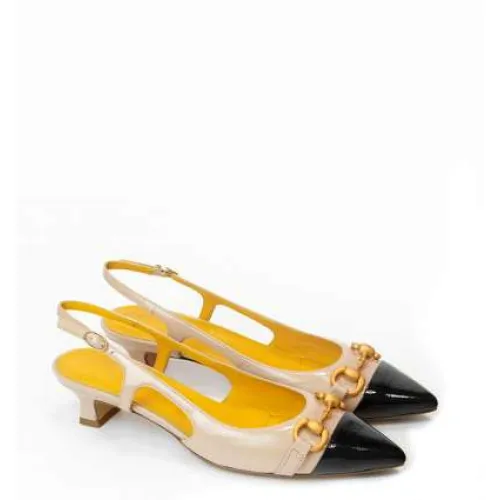 Mara Bini , Flat Sandals ,Beige female, Sizes: