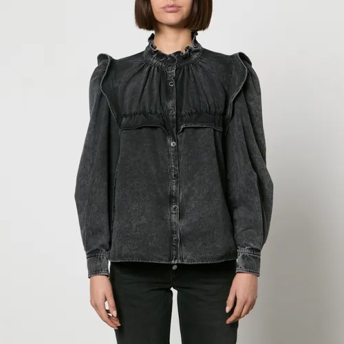 Marant Etoile Idety Cotton-Seersucker Shirt - FR 34/