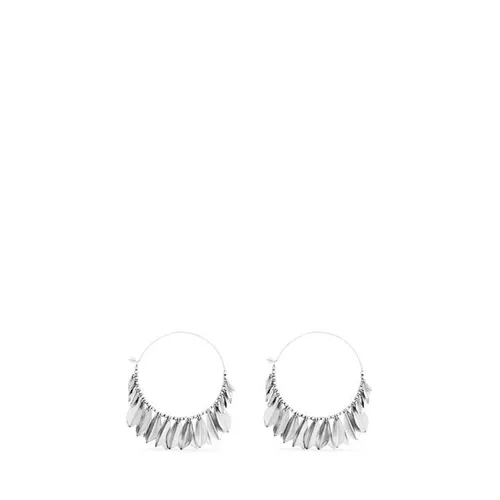 MARANT ETOILE Metal Leaf Earrings - Silver