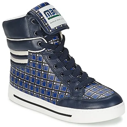 Marc by Marc Jacobs  CUTE KIDS MINI TOTO PLAID  women's Shoes (High-top Trainers) in Multicolour