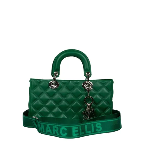 Marc Ellis , Green Emerald Flat Missy Shoulder Bag ,Green female, Sizes: ONE SIZE