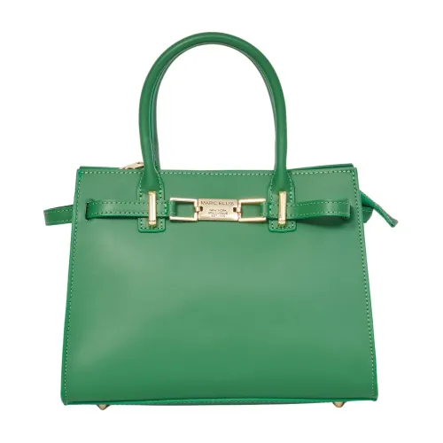 Marc Ellis , Green Lady Bag with Gold Details ,Green female, Sizes: ONE SIZE