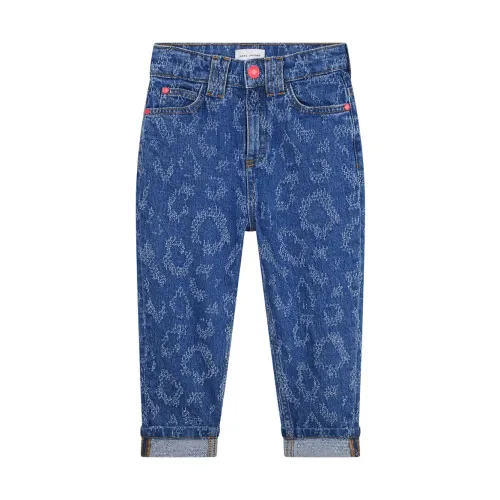 Marc Jacobs , Animal Print Jeans ,Blue female, Sizes: