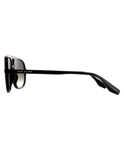Marc Jacobs Aviator Mens Black Brown Gradient Sunglasses - One