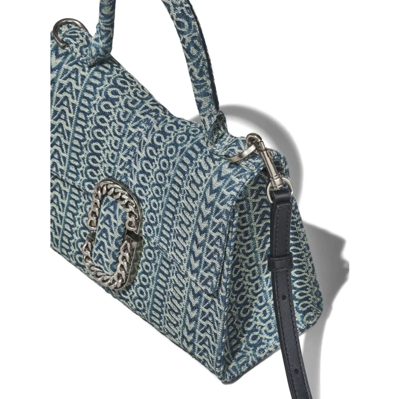 Marc Jacobs , Blue Monogram Hop Handle Bag ,Multicolor female, Sizes: ONE SIZE
