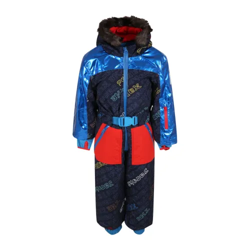 Marc Jacobs , Blue Padded Snow Suit with Hood ,Blue male, Sizes: